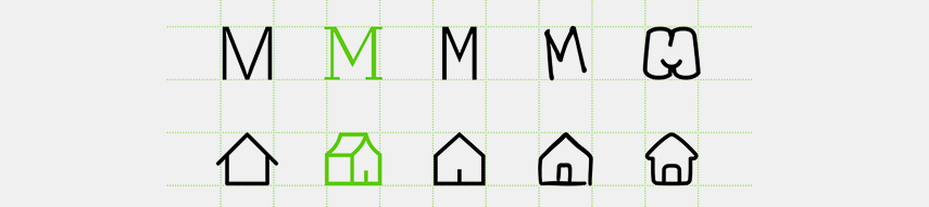 Combinando ícones com tipografia em Projetos de Sinalização